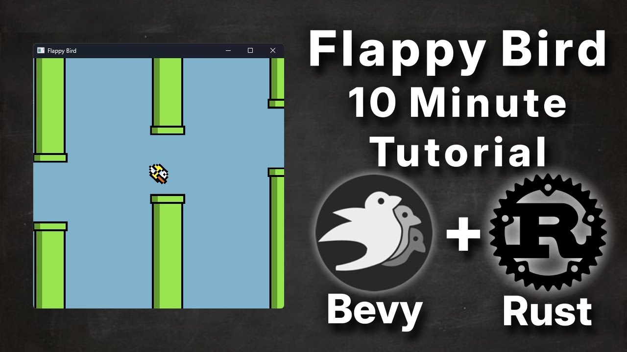 Making a Flappy Bird Game with Bevy & Rust in under 10 Minutes