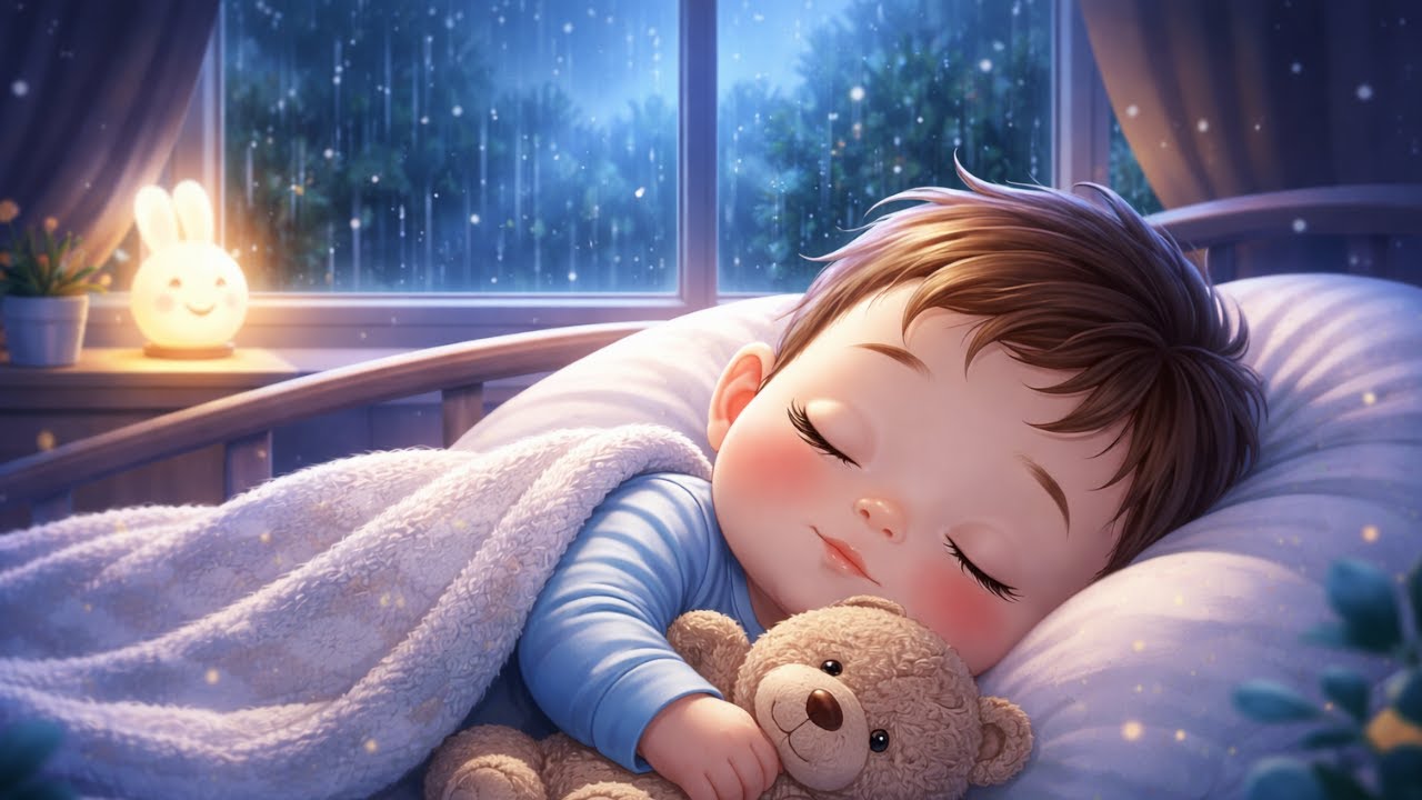 White Noise for Babies 🌧️ 10 Hours Rain Sounds for Deep Sleep & Calm Nights