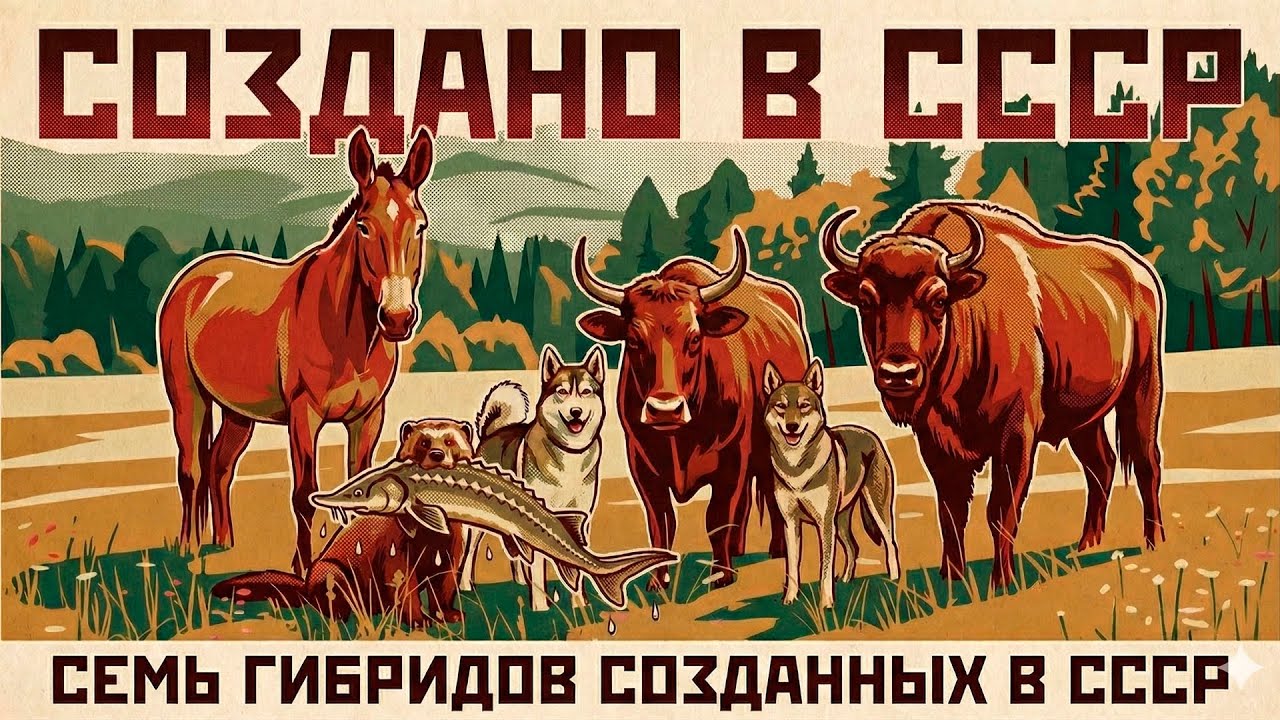 Как и зачем в СССР создавали гибриды животных. Советский Ноев ковчег.