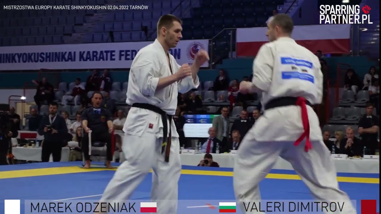 Marek Odzeniak vs Valeri Dimitrov Men 75-85Kg European Karate Shinkyokushin Championship Tarnów 2022