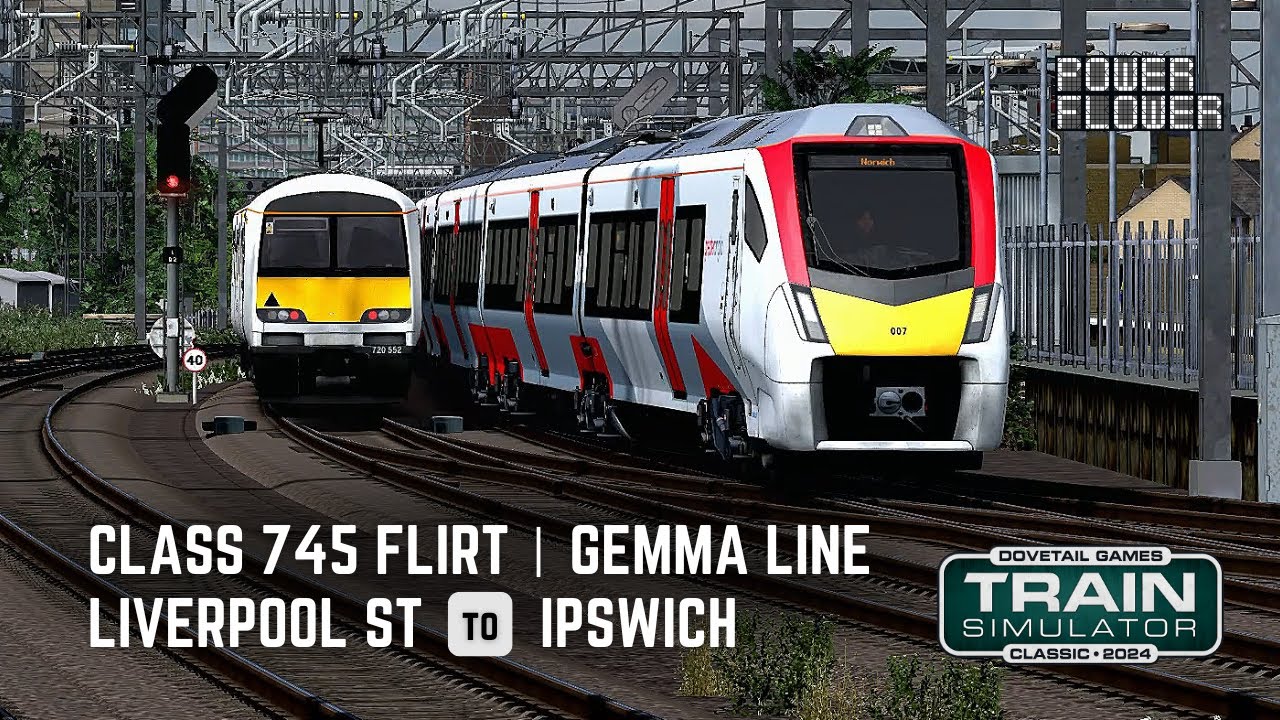 TRAIN SIM CLASSIC | CLASS 745 FLIRT| LIVERPOOL ST TO IPSWICH