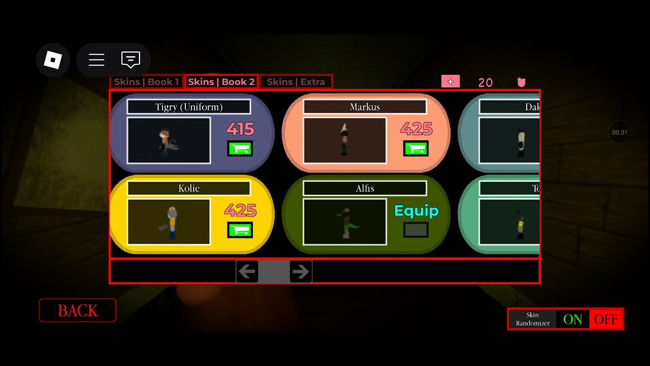 My piggy skins showcase