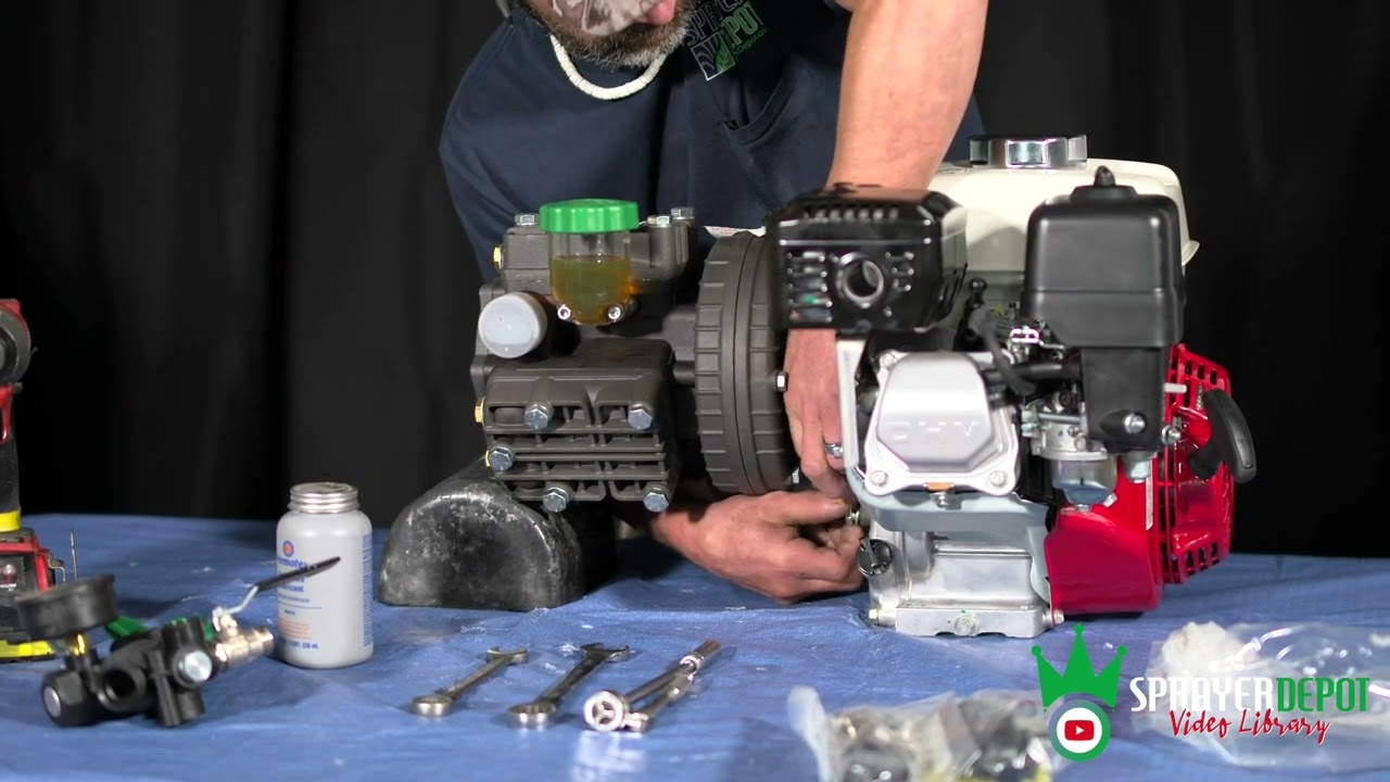How to Assemble an UDOR KAPPA-43/GR to a Honda GX160 | Sprayer Depot, #1 for Pro Spray Equipment