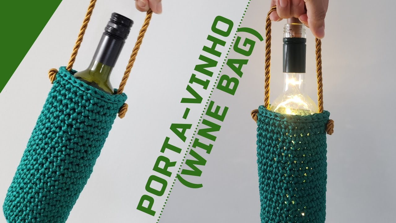 Passo a passo: Wine Bag/Porta-Vinho (Lindo e Elegantíssimo)