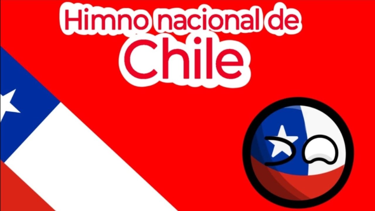 Himno Nacional de Chile versión Countryballs