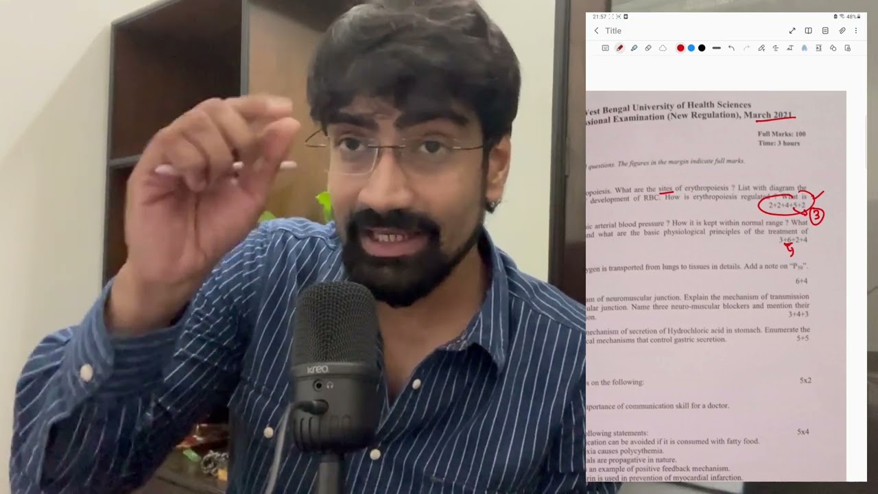 How to score maximum marks in Theory of WBUHS professional exams