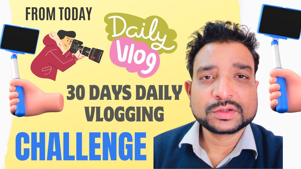 Day-1 | My First Vlog 🎥 30 Days Vlogging Challenge | Daily Vlogs Begin | Monetized Channel 