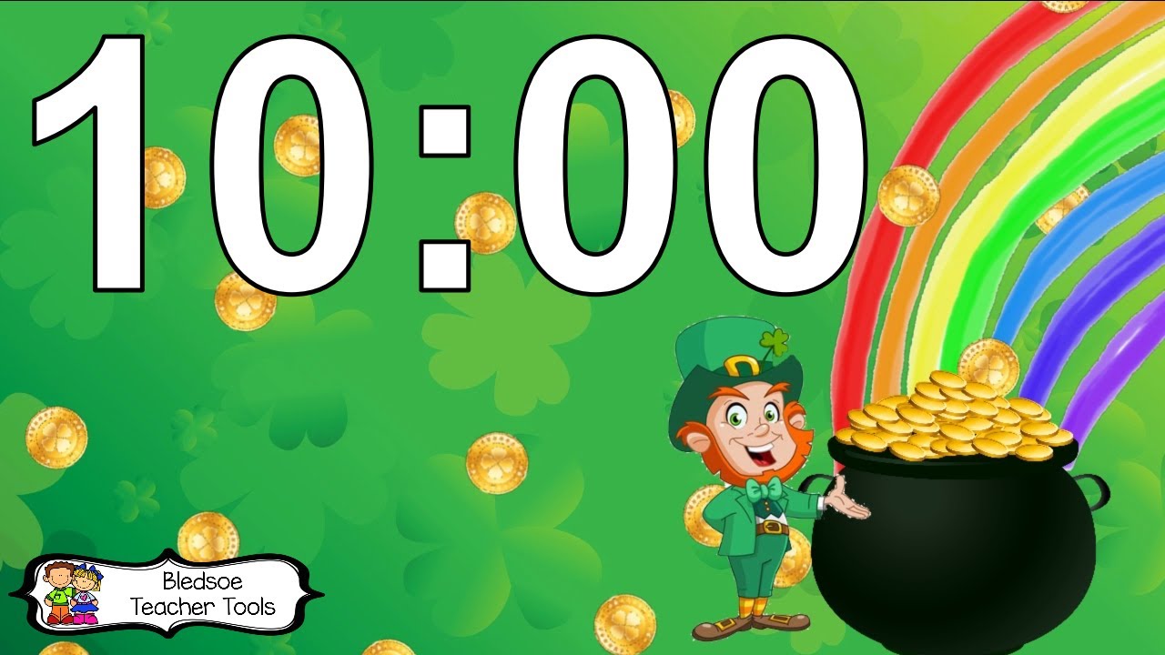 10 Minute Shamrock Timer with Music