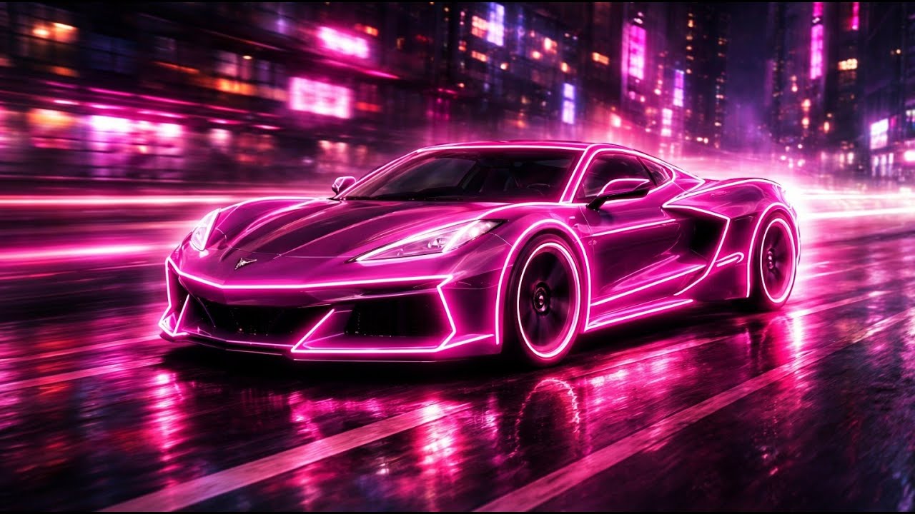 Neon Pink Night Drive Radio 💗🌆 | Cyberpunk Ambient LIVE 24/7