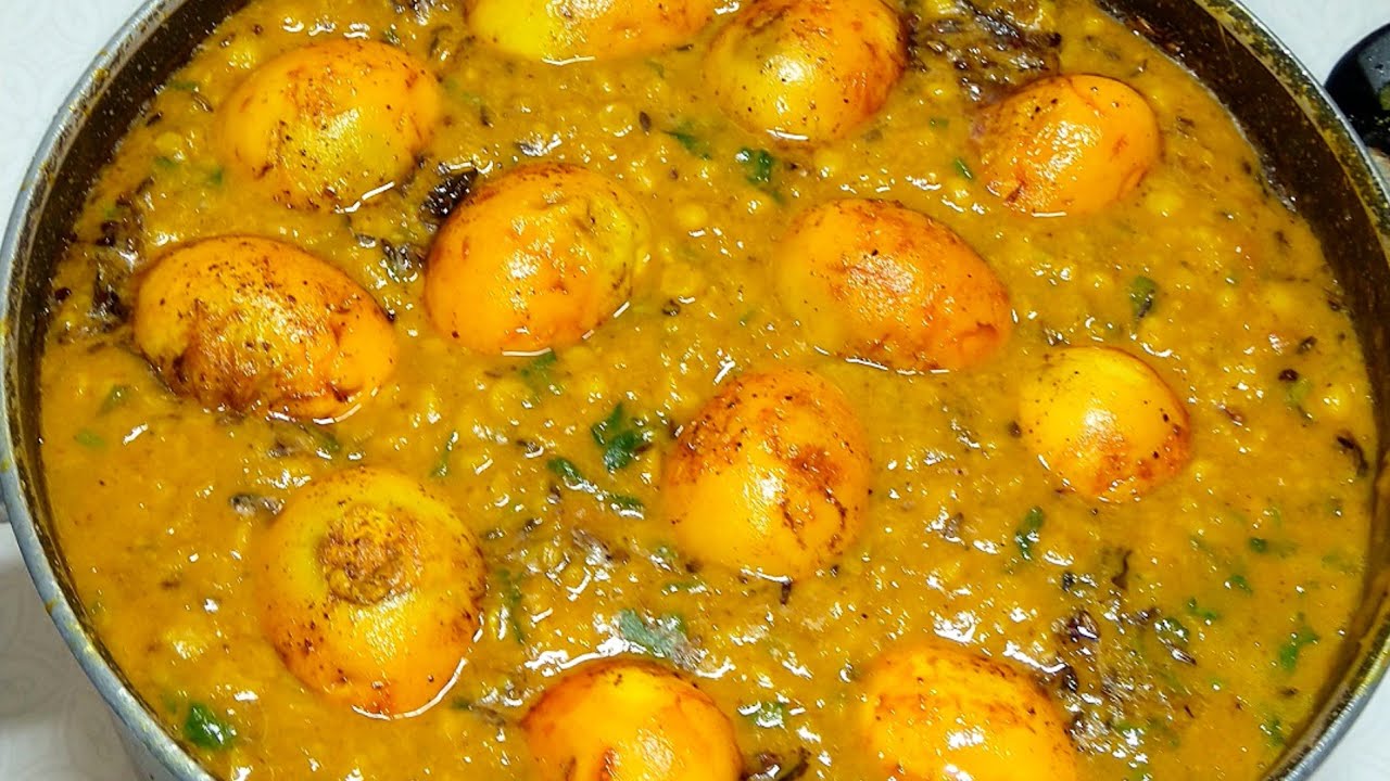Anda Dal Recipe | Egg Pulses Recipe | New Recipe | Anda Chana Dal Recipe | Easy Recipe | Food Zone