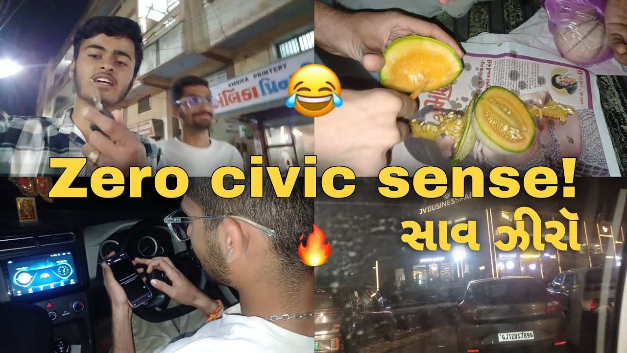 Zero civic sense 😂