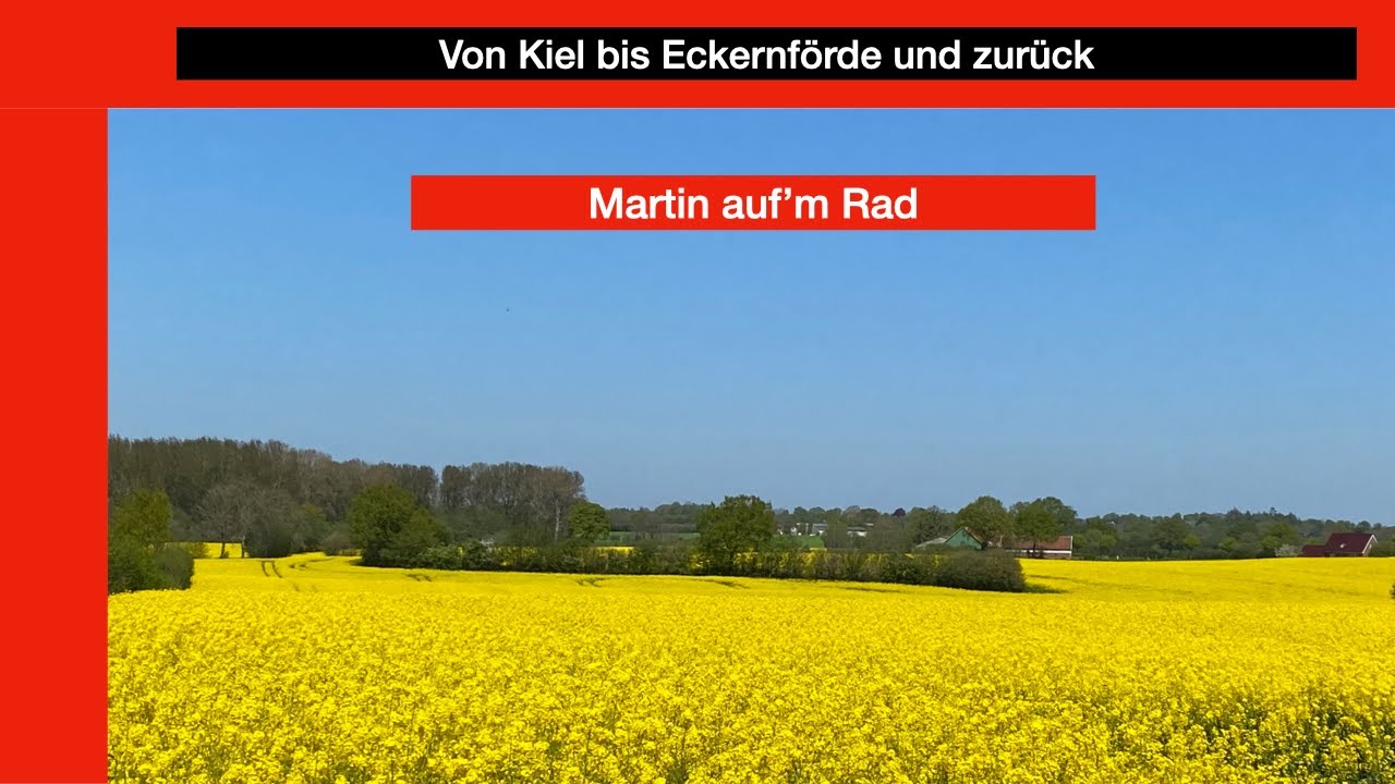 Von Kiel nach Eckernförde mit dem Rad #wiederda #wiedersehen