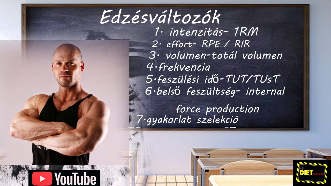 Edzéstényezők, progresszív túlterhelés   Dietgainz előadás 9.rész