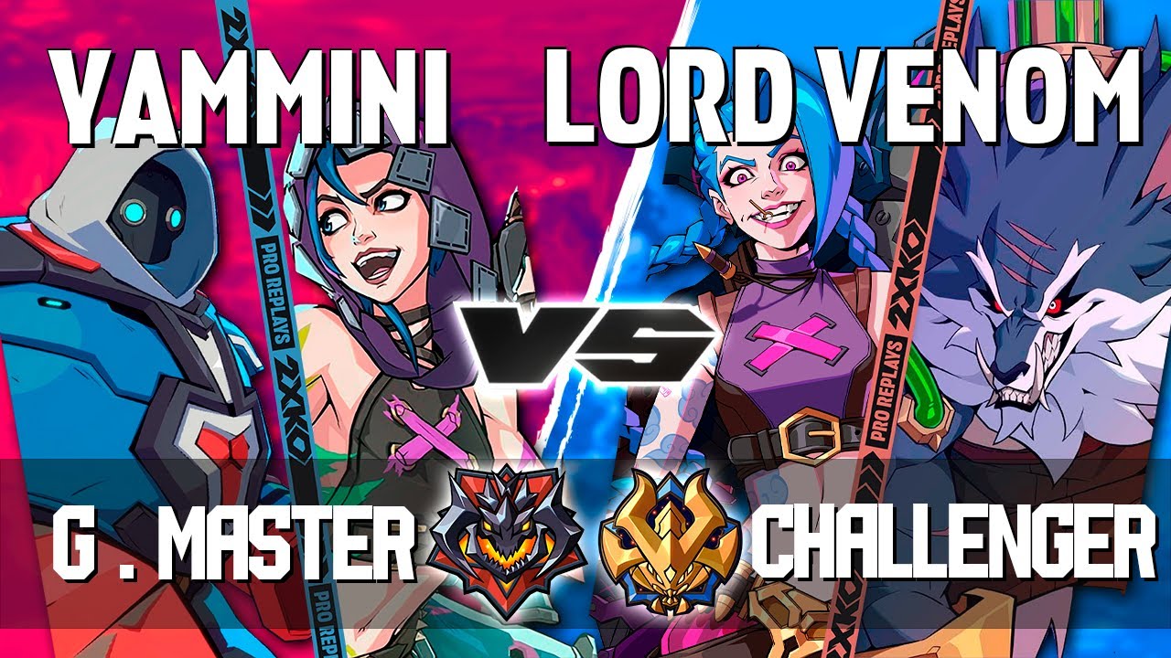 2XKO ▰ YAMMINI (Jinx-Blitzcrank) vs LORD VENOM (Jinx-Warwick) ▰ 2XKO Pro level replays