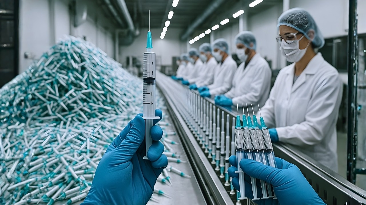 Así se FABRICAN las AGUJAS HIPODÉRMICAS precisión microscópica para no fallar en tu vena