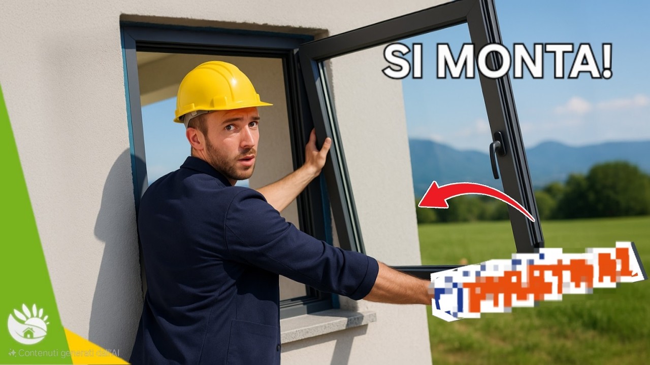 COSTRUISCO CASA EP.11 - Montiamo gli INFISSI. Ecco cosa ho scelto...