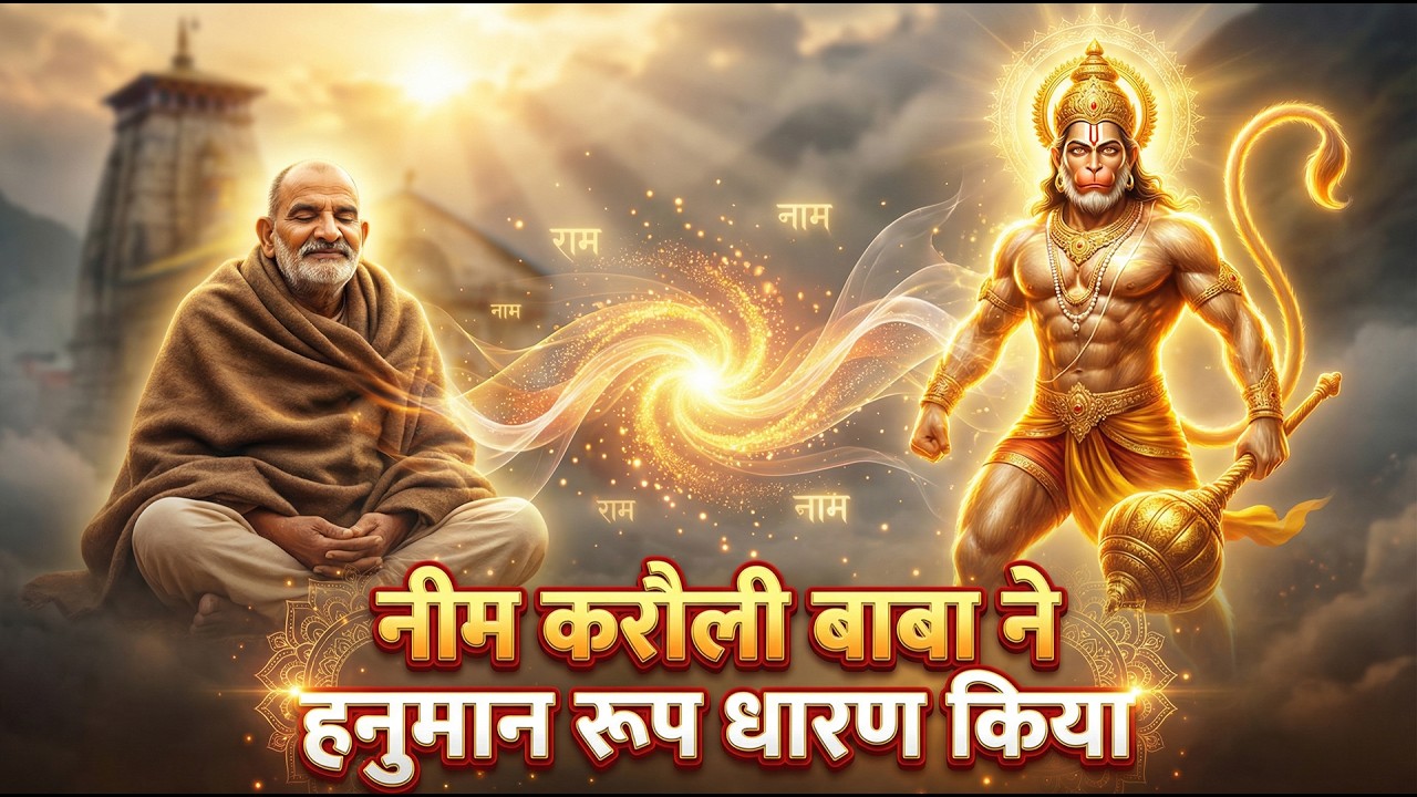Neem Karoli Baba Hanuman Roop Dhara 🙏 | Jai Gurudev Bhajan | Kainchi Dham Special