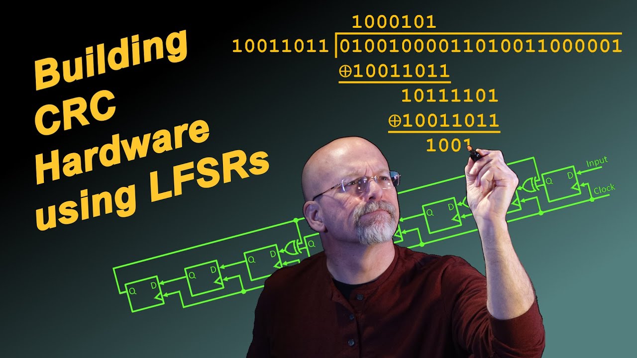 Building CRC Hardware using Internal Linear Feedback Shift Registers