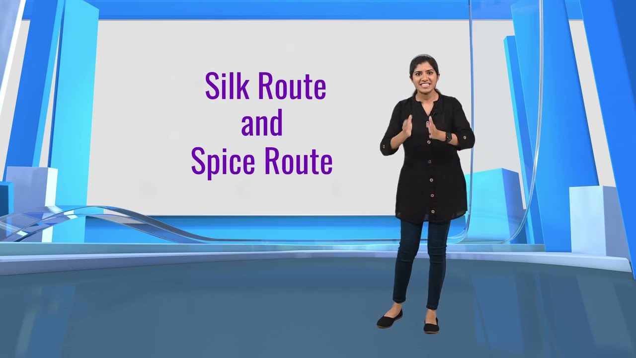 SILK ROUTE AND SPICE ROUTE | STD 9  | HISTORY | ENGLISH MEDIUM Learn With Enclaps |