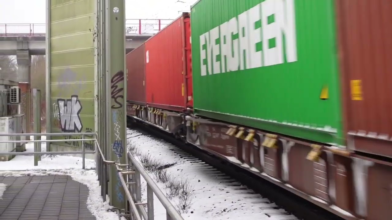 Züge im Bahnhof Ashausen.