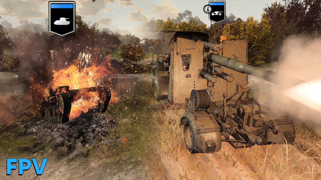 COH3 FPV Bad start with the Carro, into 88 late