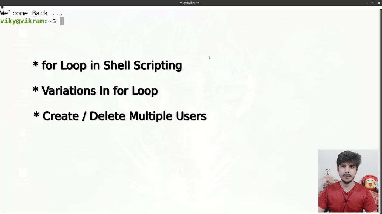 for loop in shell scripting | c style for loop | shell script to create or delete multiple users