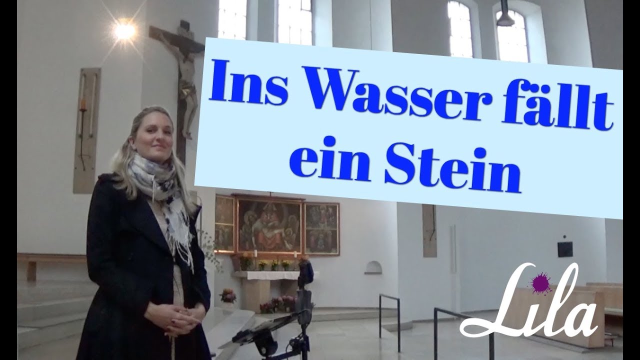 Ins Wasser fällt ein Stein (Tauflied / Kirchenlied) gesungen von Lila
