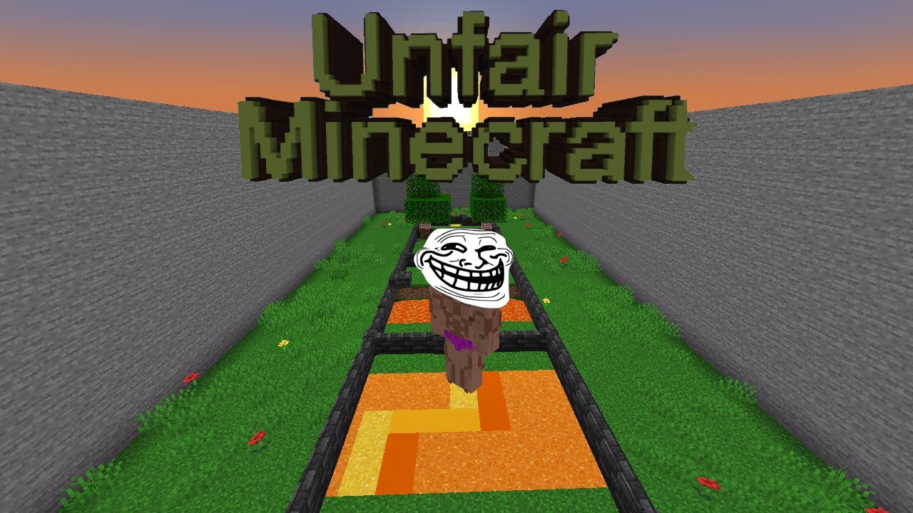 Trolling Captain Blastem With The Really UNFAIR Minecraft Map