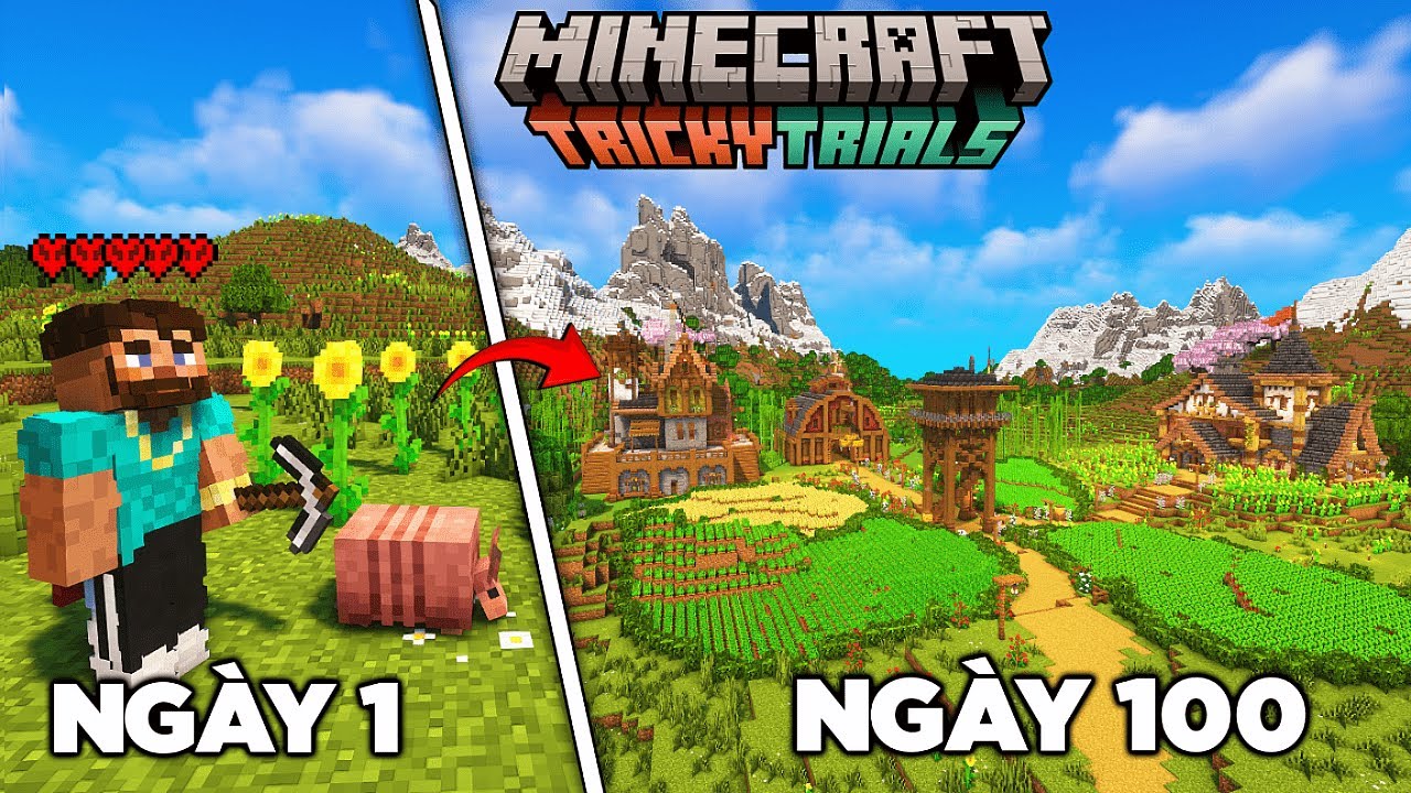 AlenKai Sinh Tồn 100 Ngày trong Minecraft 1.21 Siêu Khó !!
