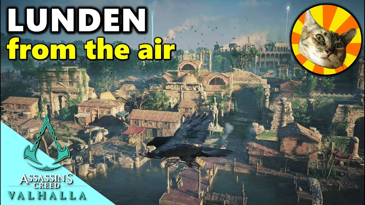 Lunden (London) from the air | Assassin’s Creed: Valhalla | Anglo-Saxon period
