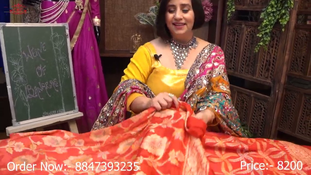 WEAVE OF BANARAS BY PANKAJ THAKUR (STUDIO CKC) COLLECTION OF BANARSI SUITS.