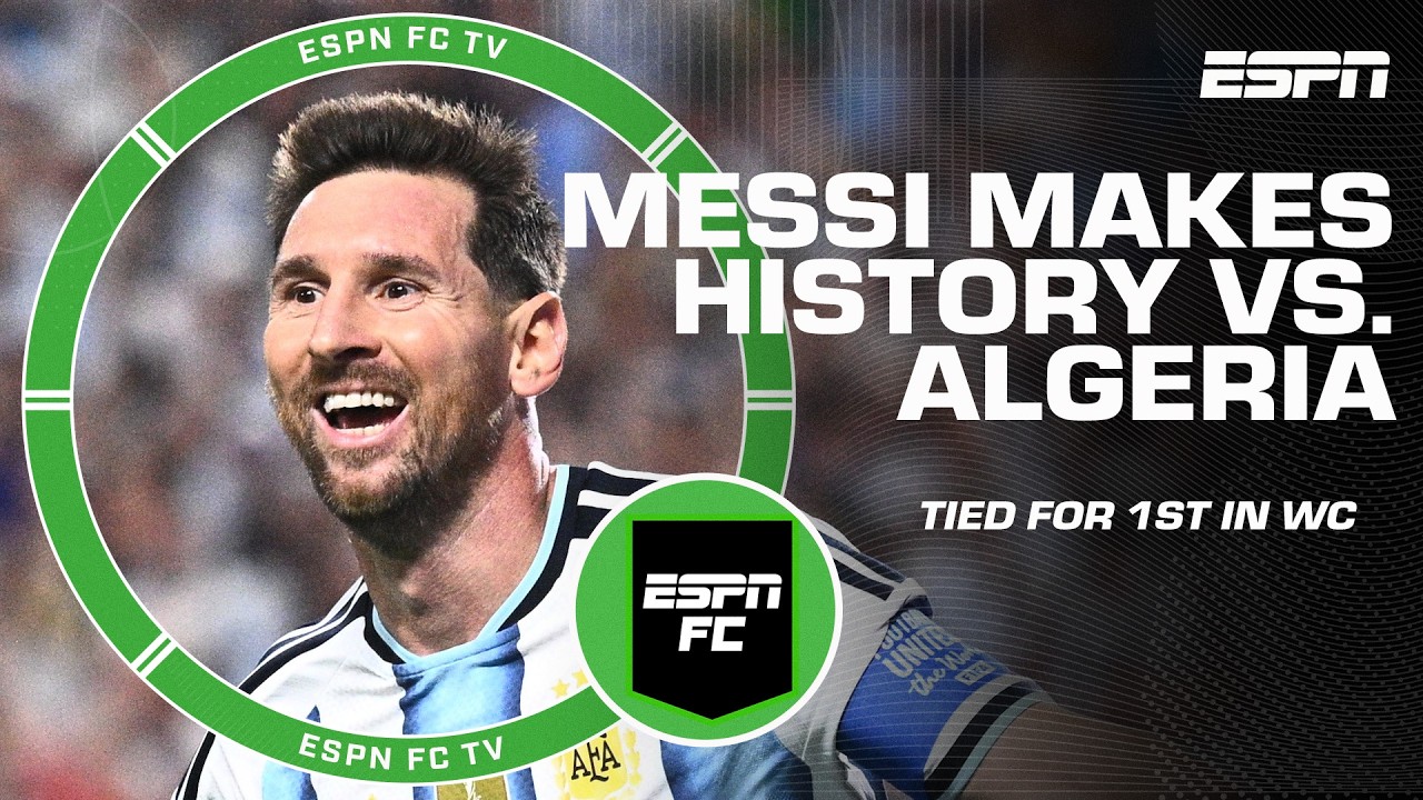 LIONEL MESSI HAT TRICK 🔥 Reaction to Argentina&rsquo;s win vs. Algeria at World Cup | ESPN FC