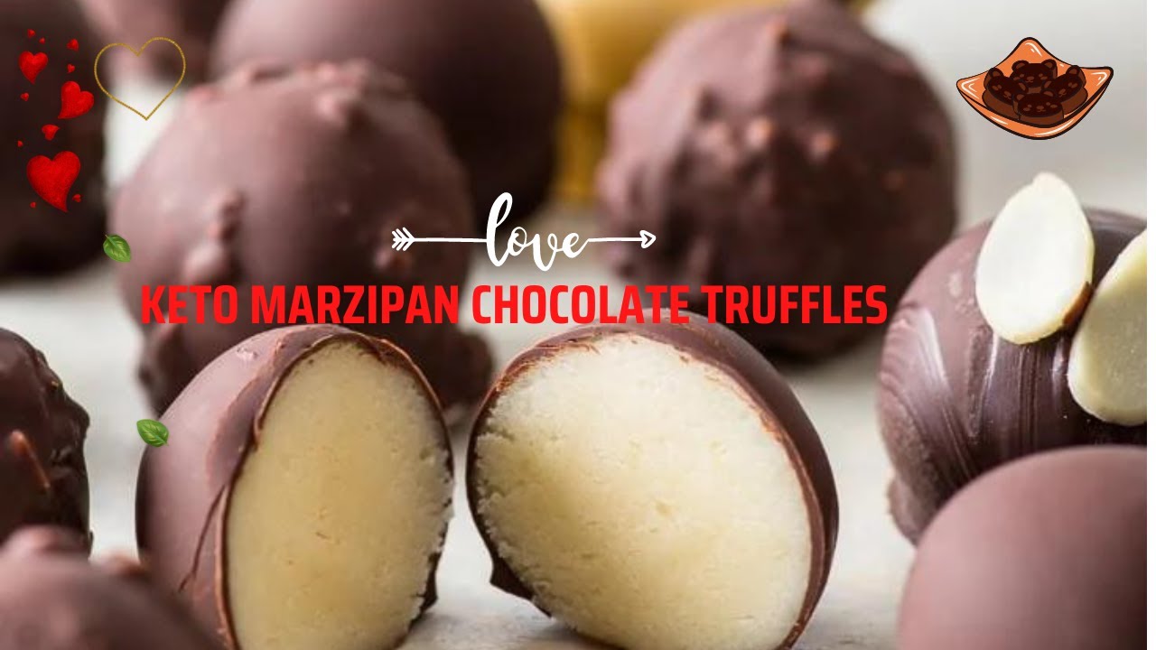 How to make Keto Marzipan Chocolate Truffles - Gluten & Vegan Free
