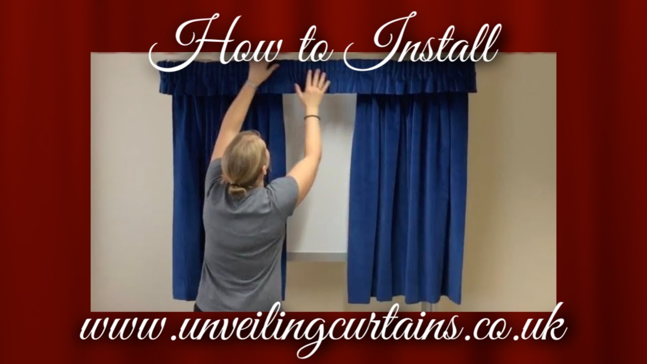 How to Install Unveiling Curtains | www.unveilingcurtains.co.uk