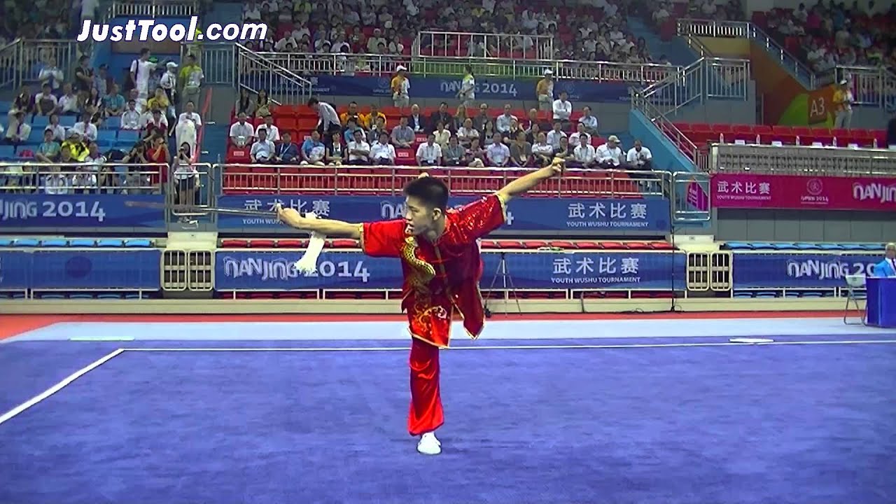 Nanjing 2014 Youth Wushu Tournament - Wushu (Taolu) - Men's Jianshu (Straight Sword) - 3rd Place