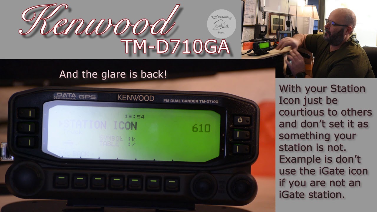 Kenwood TM-D710G APRS Settings