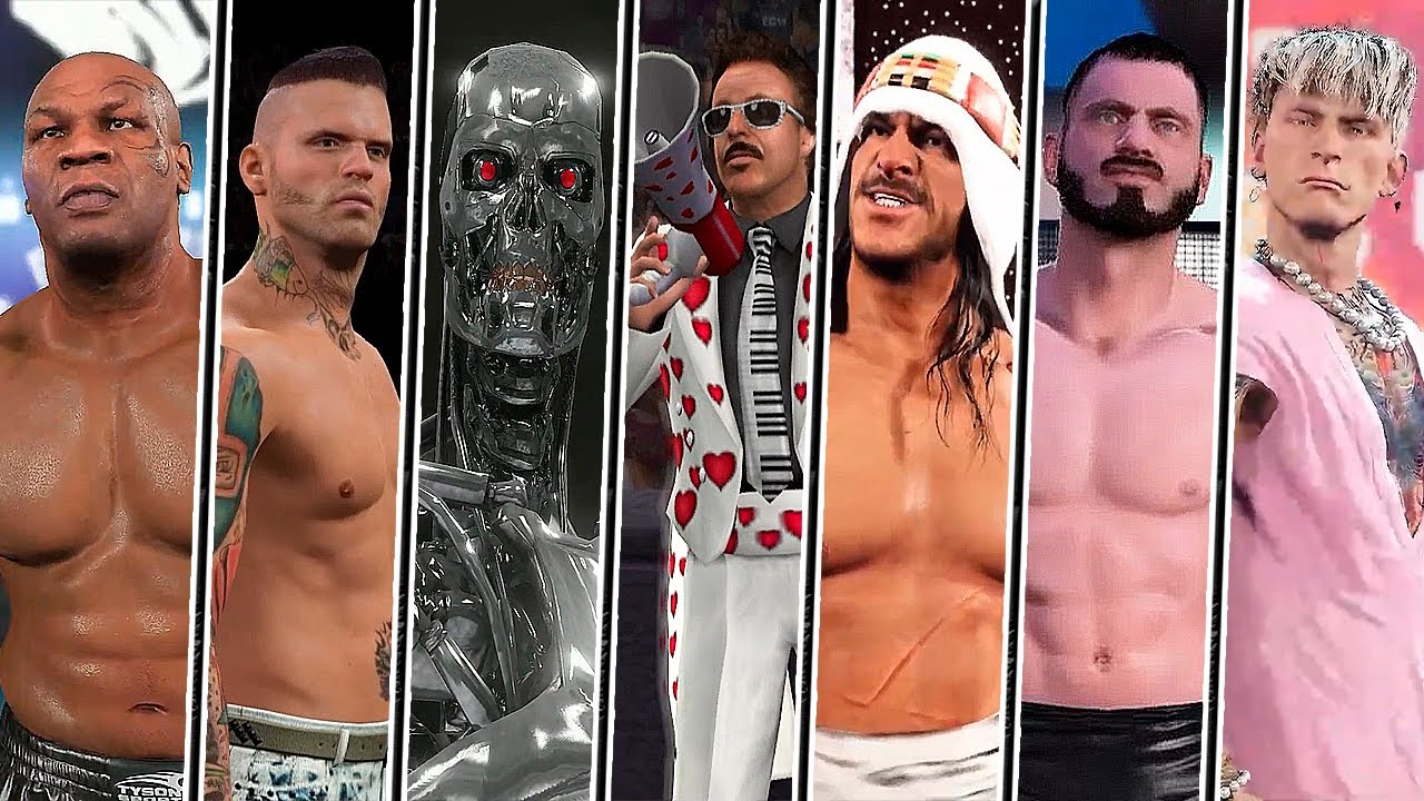 100 суперзвезд, которые появились в играх WWE ТОЛЬКО ОДИН РАЗ!