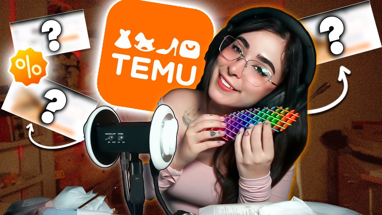 HACIENDO ASMR CON PRODUCTOS DE TEMU!!!! | ASMR By GODDESSALFA
