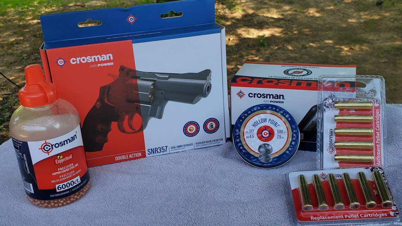 Crosman SNR 357 Распаковка и демонстрация