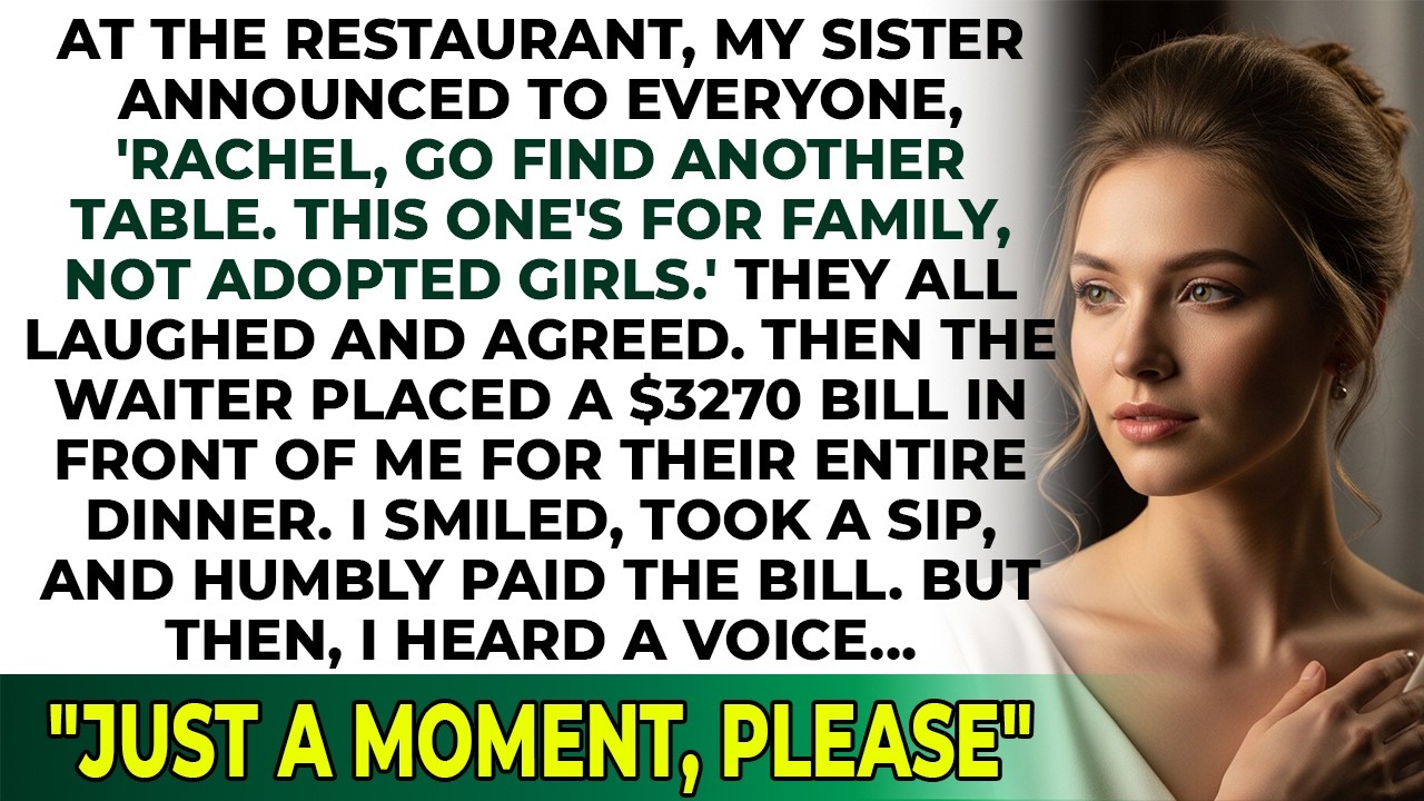 Sister Said 'Go Find Another Table' At Family Dinner Because I Was Adopted & Gave Me The $3,270 Bill
