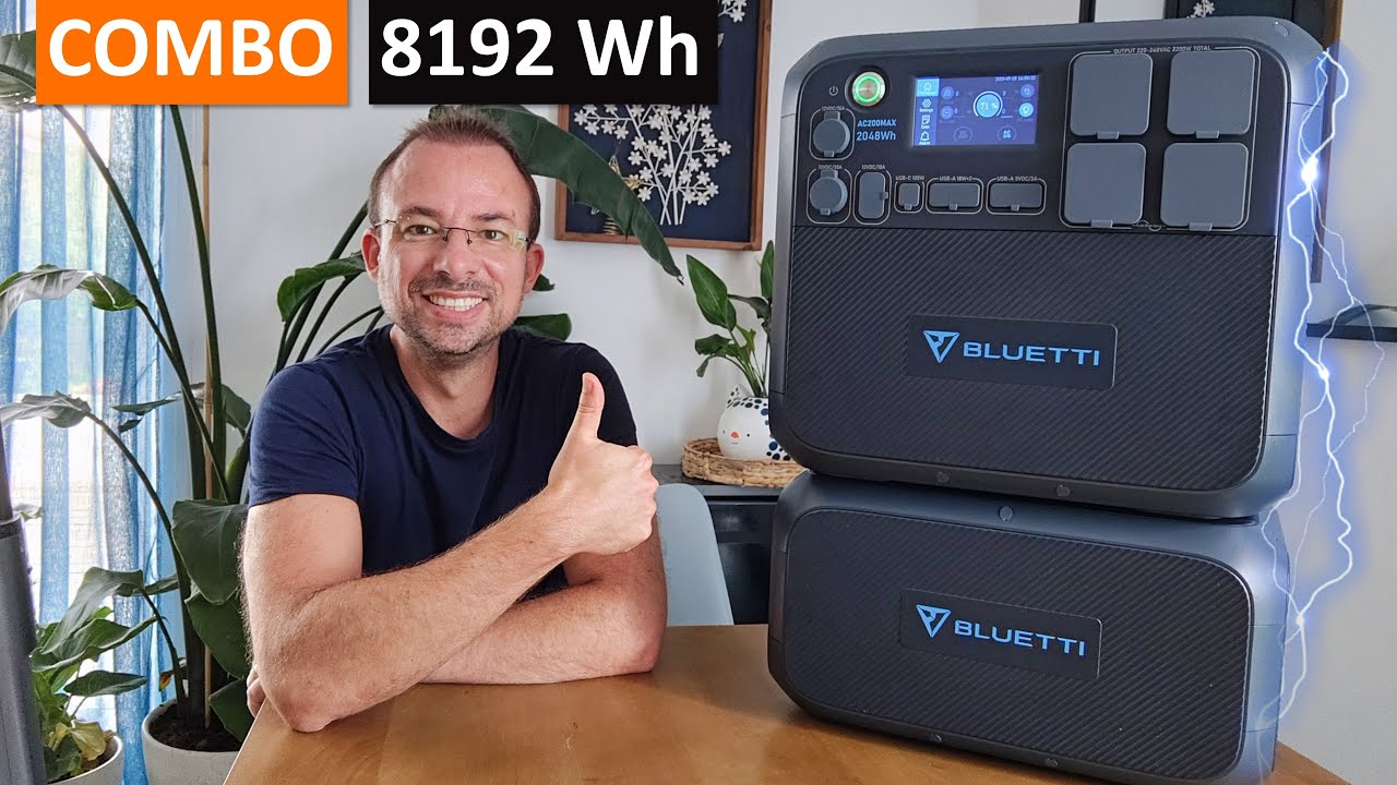 Bluetti AC200Max et B230 - Le COMBO qui peut aller à 8192Wh