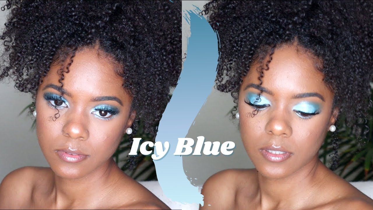 ICY BLUE MAKEUP LOOK!