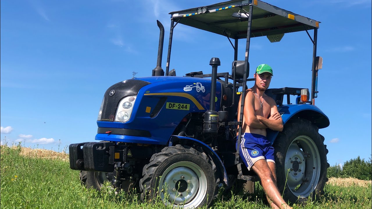 Сінокос. Люцерна. Донг Фенг 244. Косарка КР105