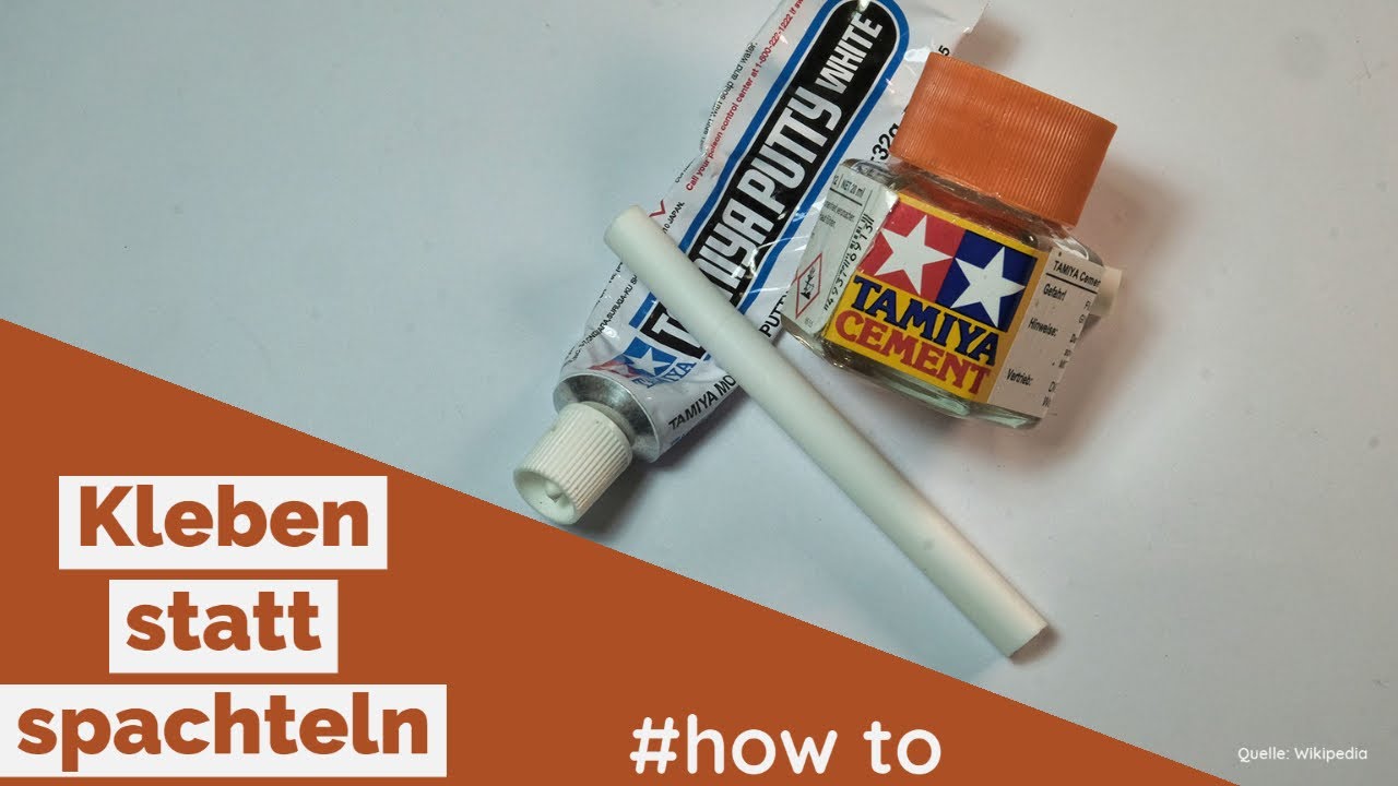Kleben statt spachteln - How to