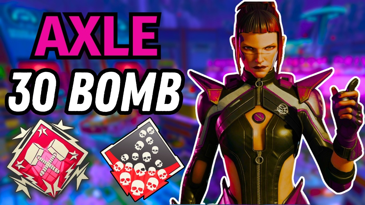 WORLD'S FIRST AXLE 30 BOMB?? 30 KILLS & 6,000 DAMAGE WITH NEW LEGEND AXLE! | Apex Legends Season 29