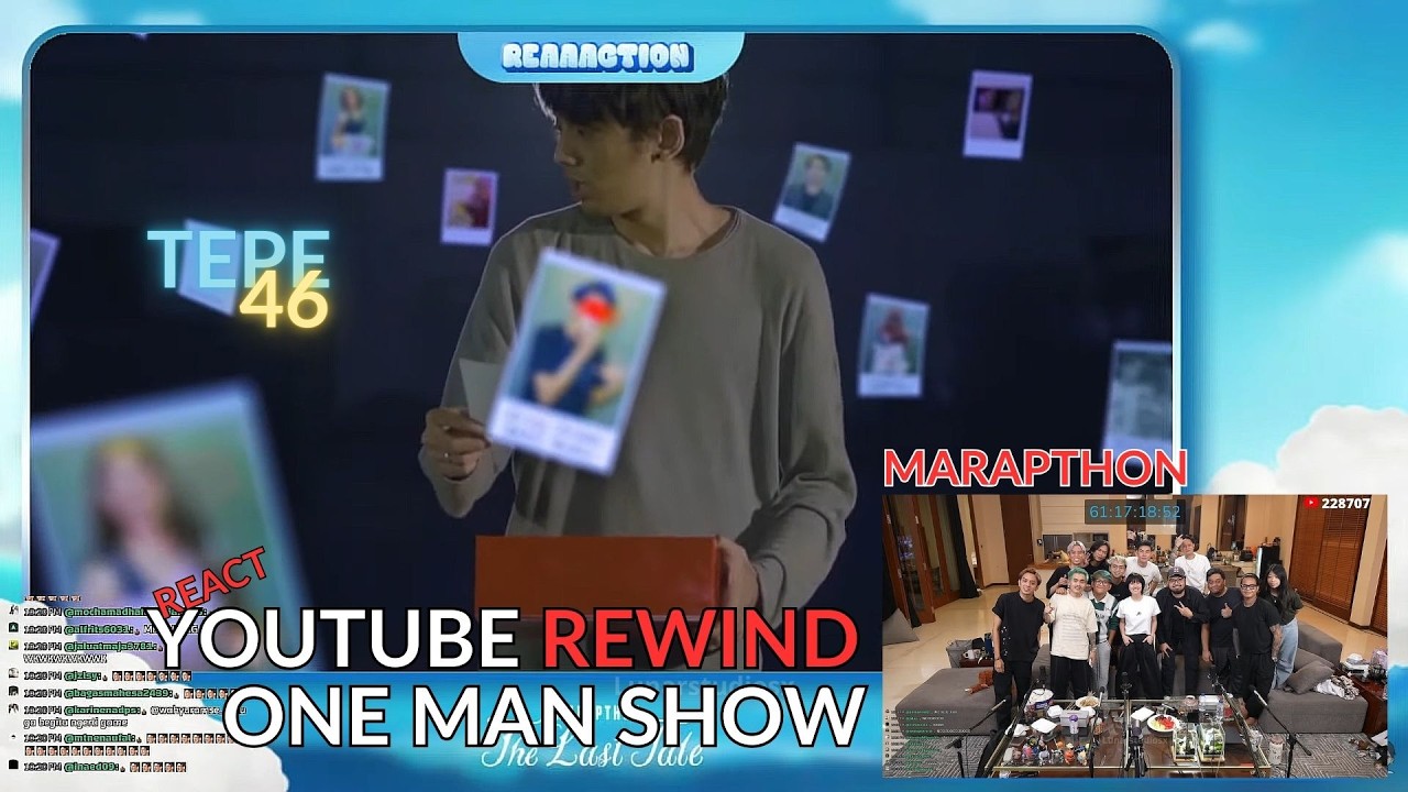 marapthon react youtube rewind one man show #marapthon #marapthons3 #fyp #tepe46 #ybrap #viral
