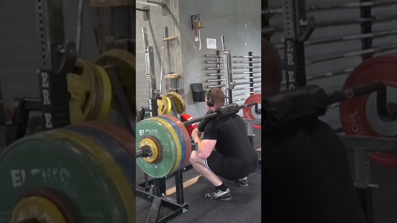 180kg Paused SSB Squat