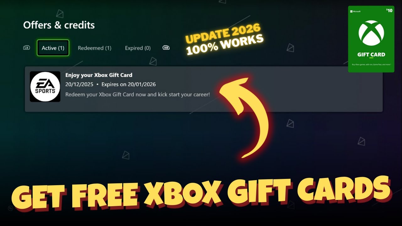 How to Get Free Xbox Gift Card and Redeem Microsoft Balance for Free from EA Sports Giveaway ‼️