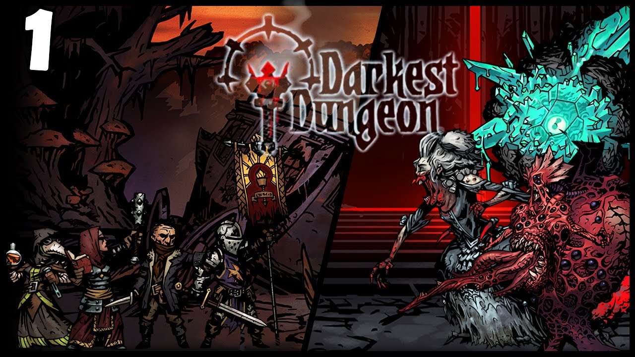 Darkest Dungeon - Deathless, All bosses, No light, Bloodmoon - Part 1