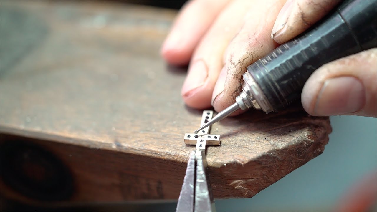 Как сделать бриллиантовый кулон-крест | Минималистичные дизайны #crosspendant #diamonds #minimalistdesigns